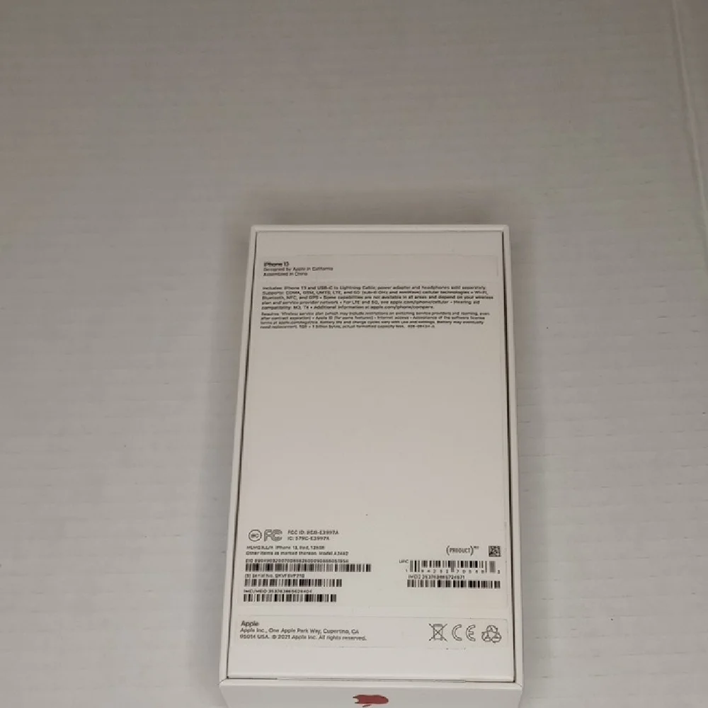 Empty Box Apple Red iPhone